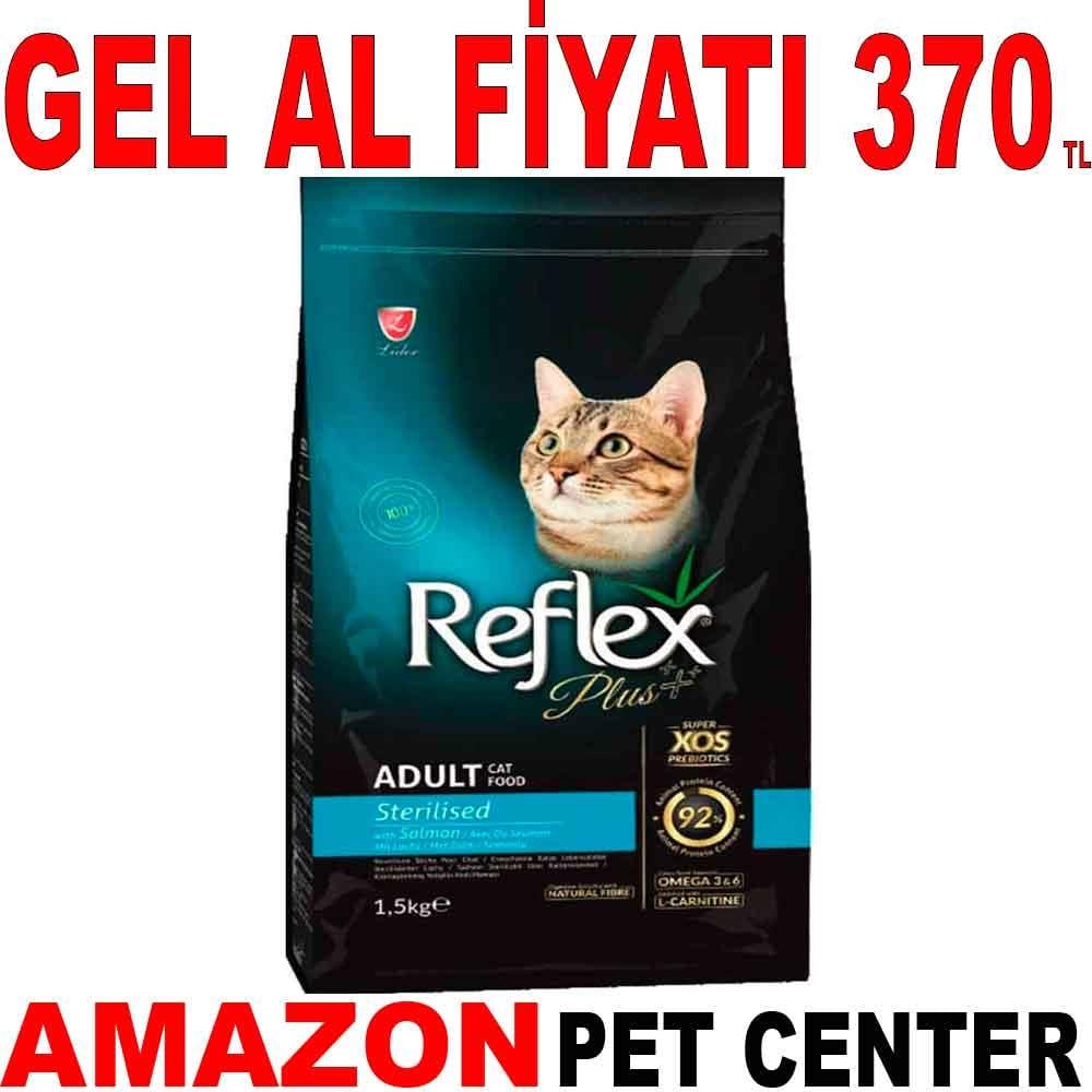 Reflex Plus Somonlu Kısırlaştırılmış Kedi Maması 1,5 Kg 19018003 Amazon Pet Center