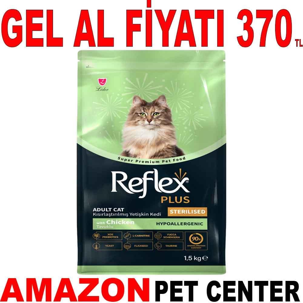 Reflex Plus Sterilised Kısır Kedi Maması Tavuklu 1,5 Kg 19016009 Amazon Pet Center