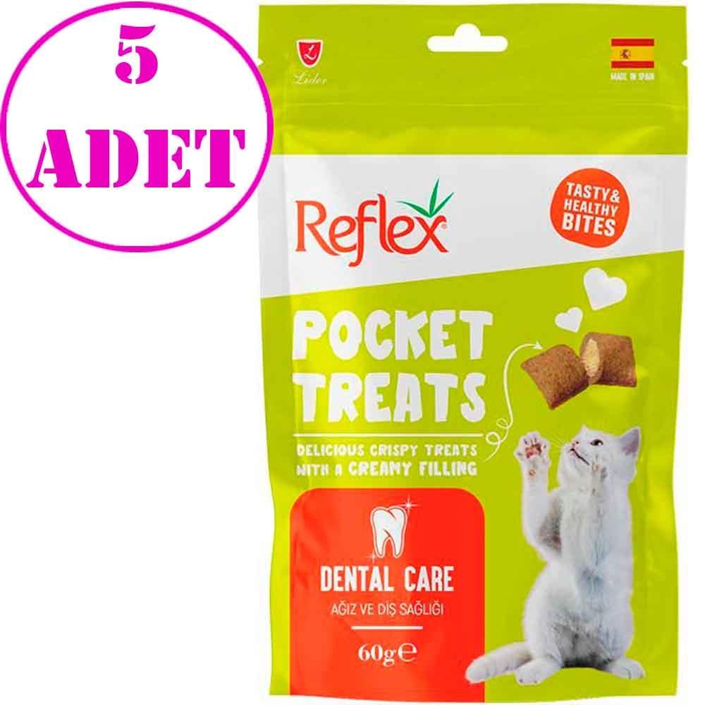 Reflex Pocket Kedi Ödül Maması Ağız ve Diş Sağlığı için 60 Gr 5 AD 21507007 Amazon Pet Center