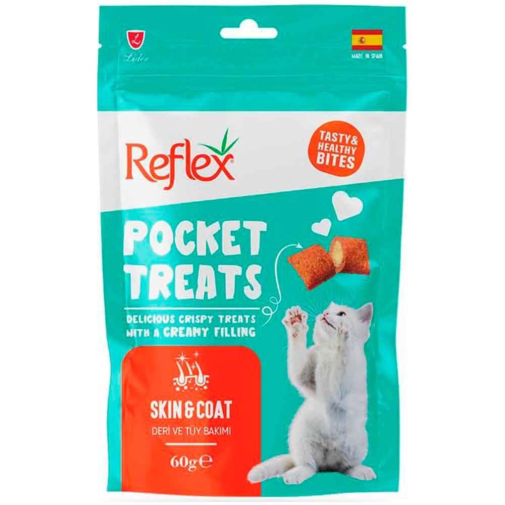 Reflex Pocket Treats Kedi Ödül Maması Deri ve Tüy Bakımı Destekleyici 60 Gr 8698995031684 Amazon Pet Center