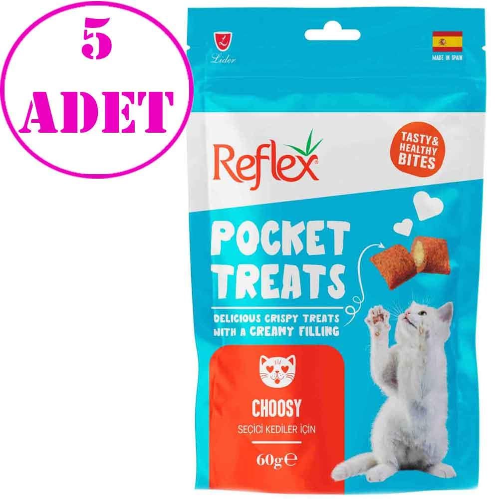 Reflex Pocket Treats Seçici Yetişkin Kedi Ödül Maması 60 Gr 5 AD 21509001 Amazon Pet Center