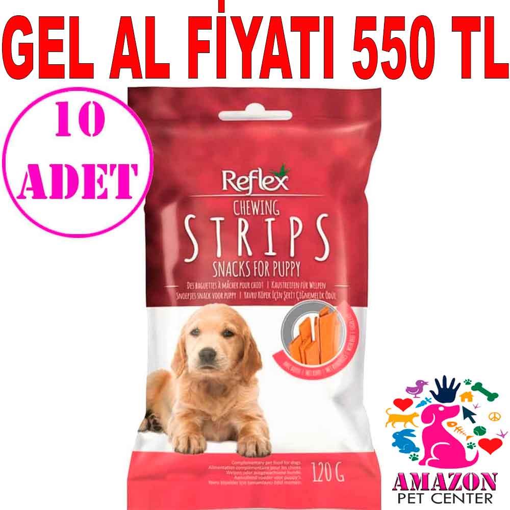 Reflex Şerit Yavru Köpek İçin Çiğnemelik Ödül Maması 120 Gr 10 AD 20357009 Amazon Pet Center
