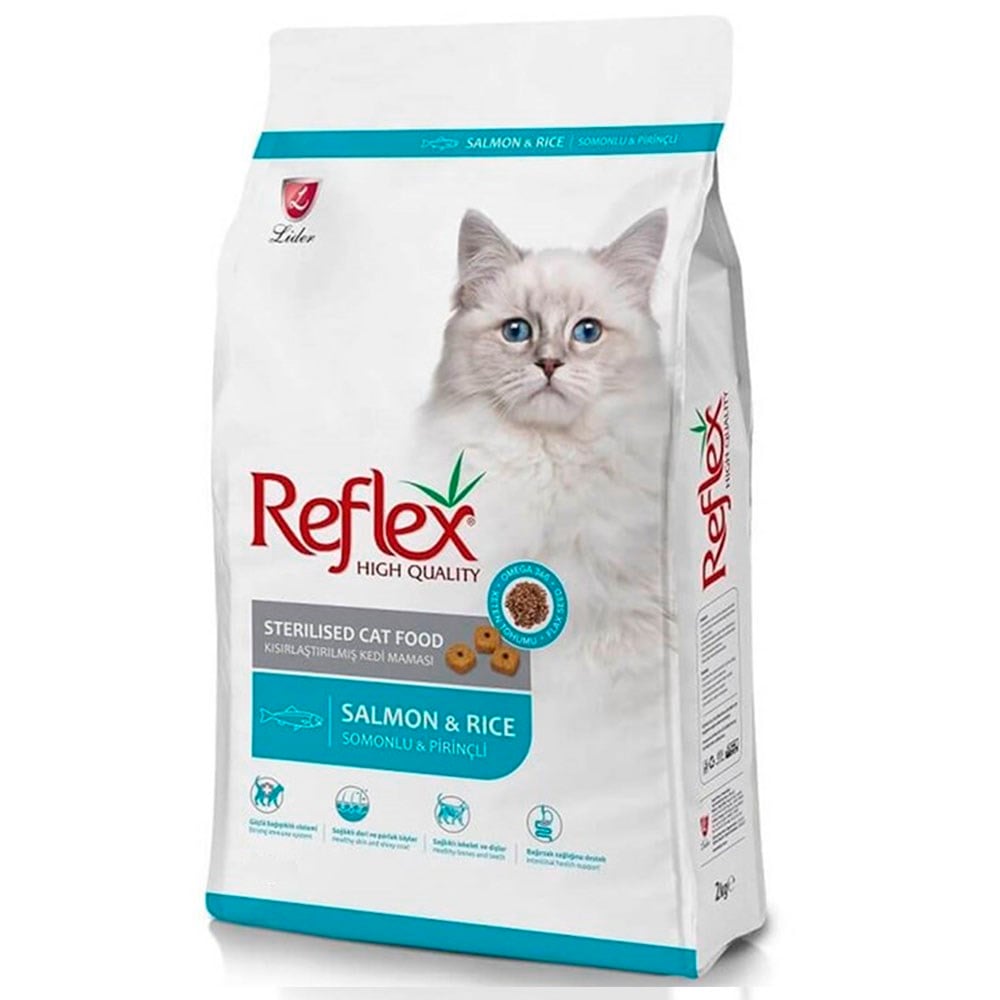 Reflex Somonlu Kısırlaştırılmış Kedi Maması 15kg 8698995028790 Amazon Pet Center