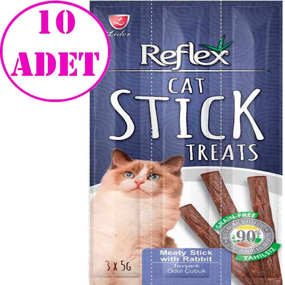 Reflex Tavşanlı Kedi Ödül Çubuğu 5 Gr 3 Lü 10 AD 32124965 Reflex Kedi Ödülleri Amazon Pet Center