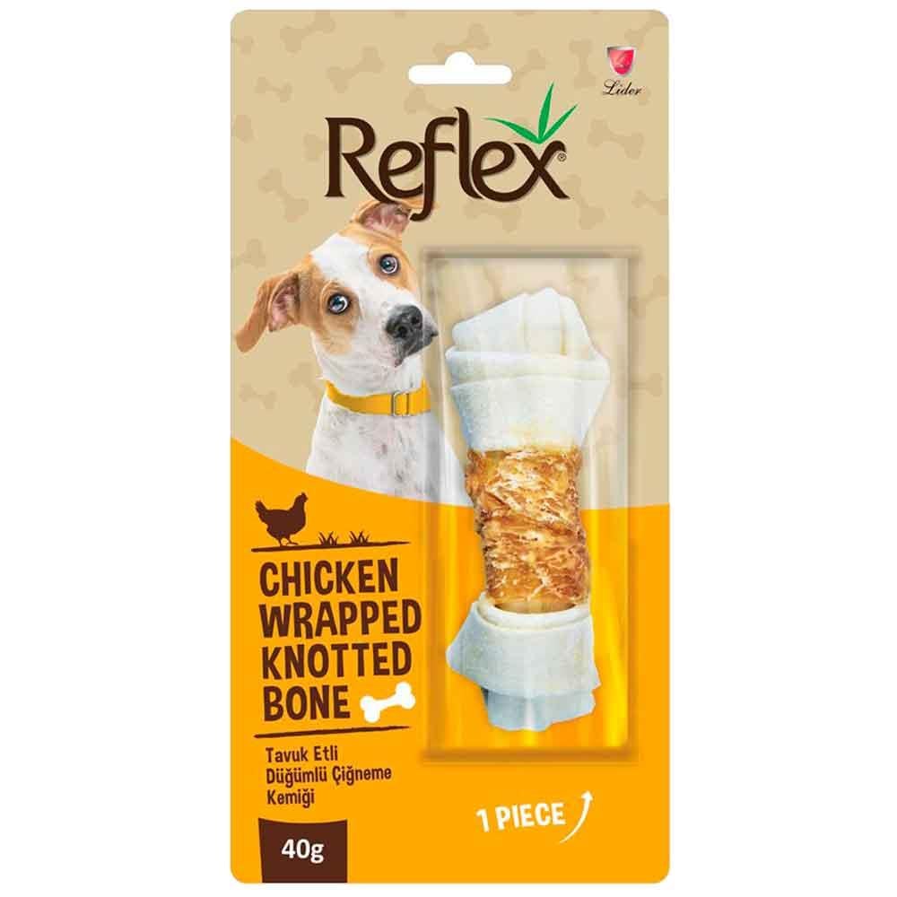Reflex Tavuk Etli Düğümlü Kemik 40 Gr 8698995029971 Amazon Pet Center