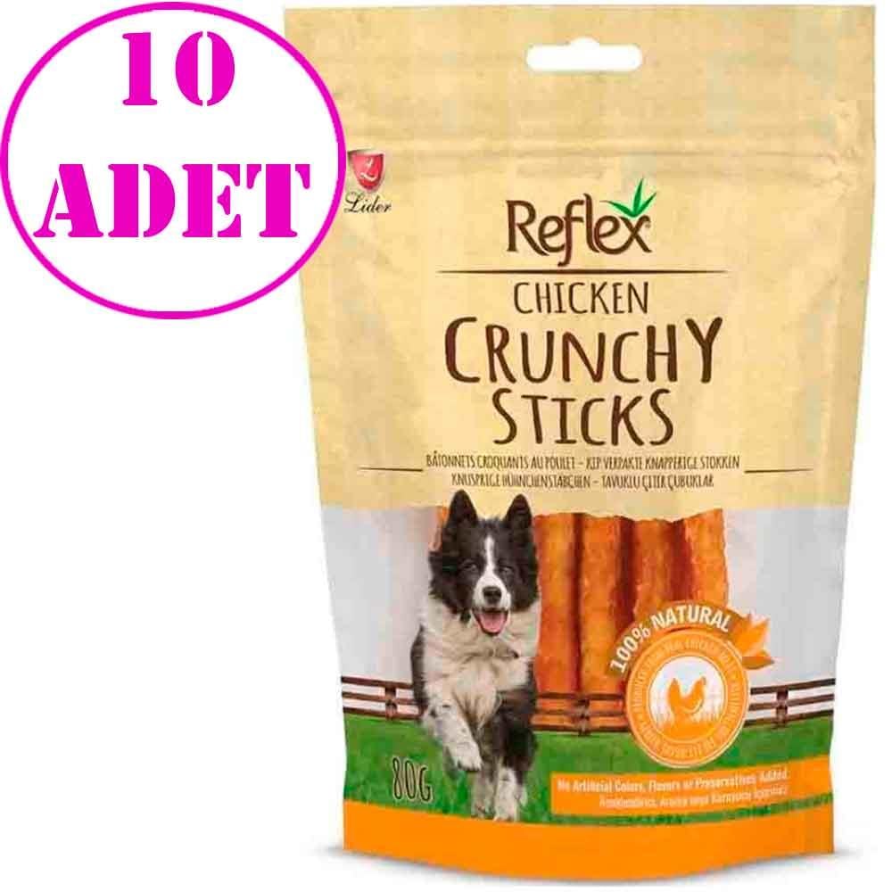 Reflex Tavuklu Çıtır Köpek Ödül Çubuğu 80gr 10 AD 19686004 Amazon Pet Center