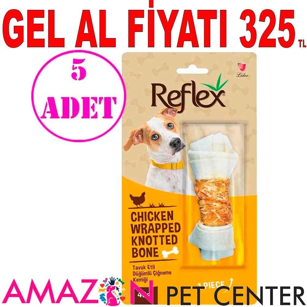 Reflex Tavuklu Düğümlü Kemik 40 Gr 5 AD 19153001 Amazon Pet Center