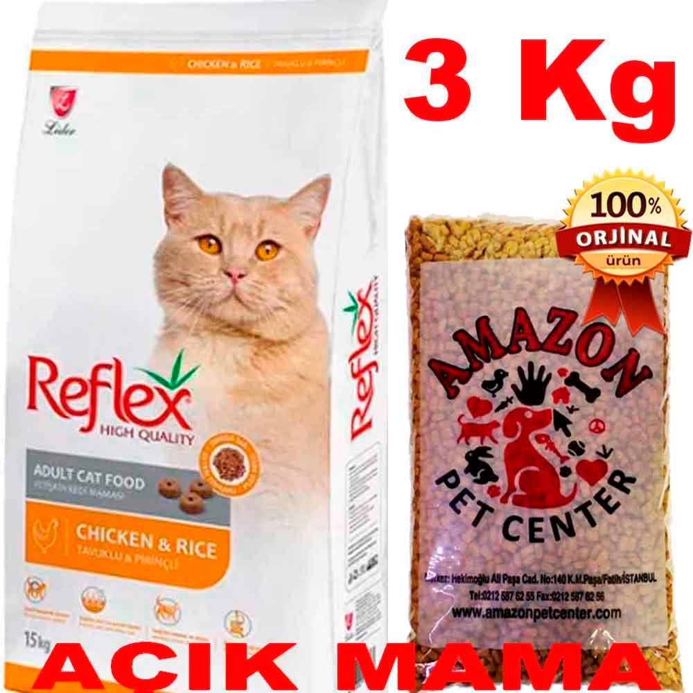Reflex Tavuklu Kedi Maması Açık 3 Kg 32117417 Amazon Pet Center