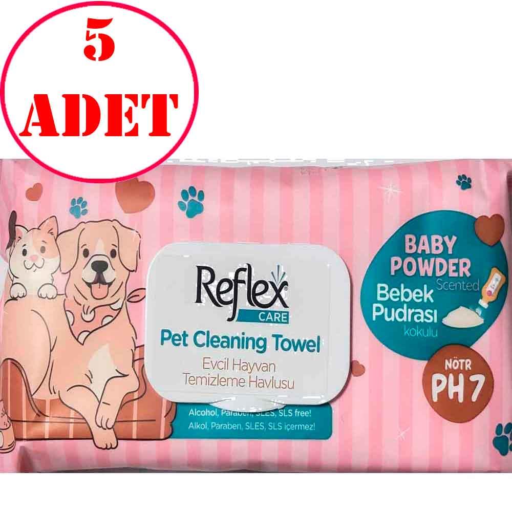 Reflex Temizleme Mendili 50'li PK 5 AD 22159007 Amazon Pet Center
