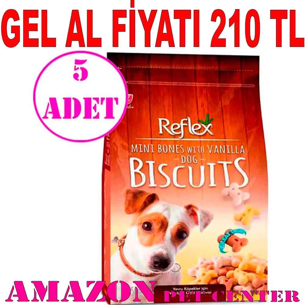 Reflex Vanilyalı Yavru Köpek Ödül Bisküvisi 350 Gr 5 AD 19339009 Amazon Pet Center