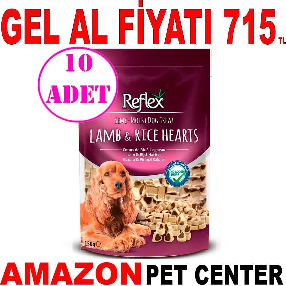 Reflex Yumuşak Köpek Ödülü Kuzulu ve Prinçli Minik Kalpler 150gr 10 AD 19582009 Amazon Pet Center