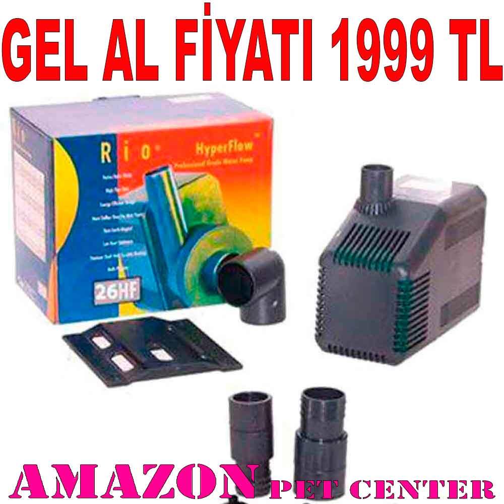 Rio Hyper Sump Motoru 6600 L/H Tirbün Pervaneli 000676007662 Amazon Pet Center