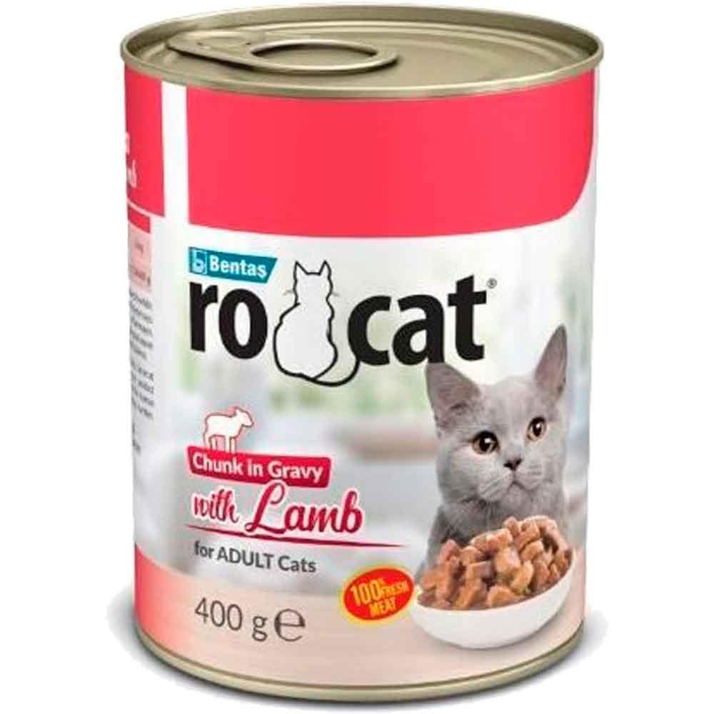 Ro Cat Kuzu Etli Kedi Konserve 400 Gr 8699245866117 Amazon Pet Center