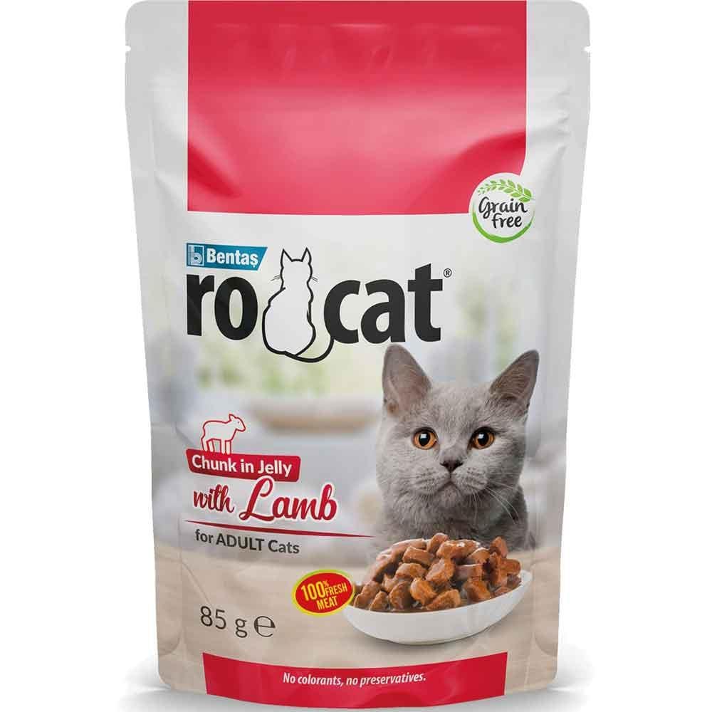 Ro Cat Kuzu Etli Kedi Yaş Maması 85 Gr 8699245855340 Amazon Pet Center