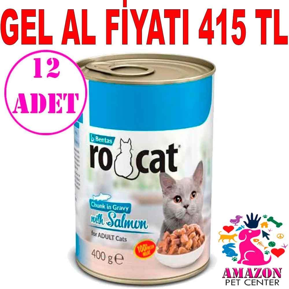 Ro Cat Somonlu Kedi Konservesi 400 Gr 12 AD 18518009 Amazon Pet Center