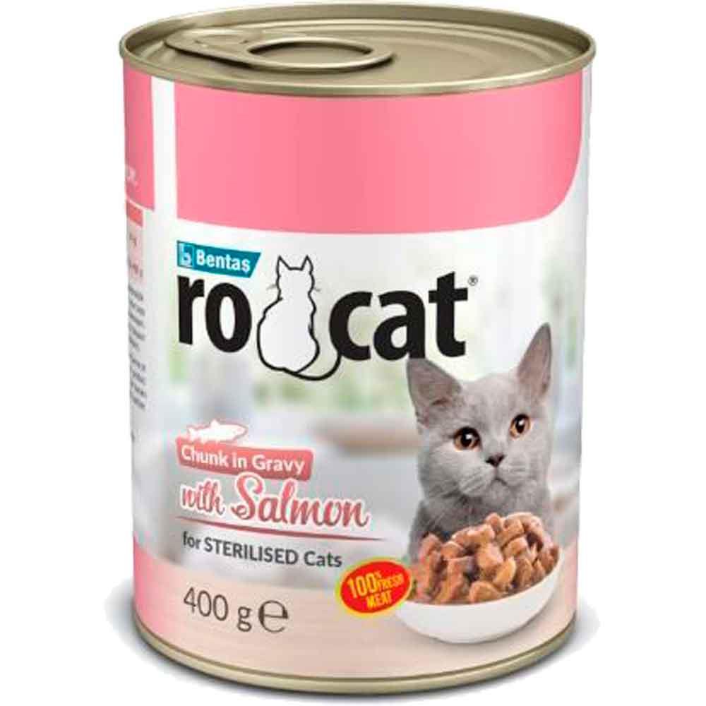 RO Cat Somonlu Kısır Kedi Konservesi 400 Gr 8699245866131 Amazon Pet Center