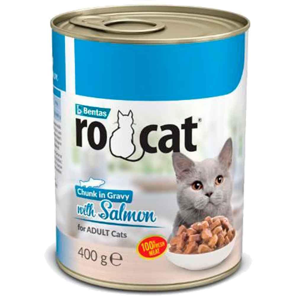 RO Cat Somonlu Parça Etli Kedi Konservesi 400 Gr 8699245866124 Amazon Pet Center