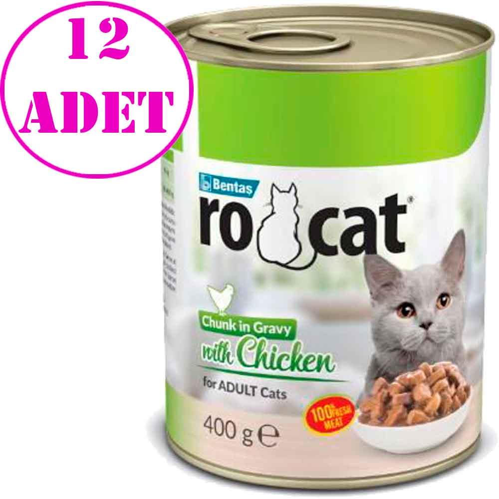 Ro Cat Tavuklu Kedi Konservesi 400 Gr 12 AD 32137071 Amazon Pet Center