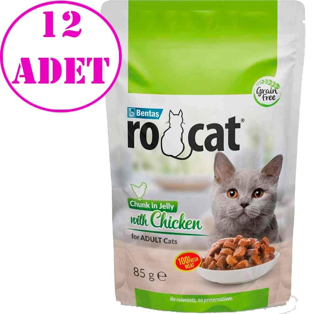 Ro Cat Tavuklu Kedi Yaş Maması 85 Gr 12 AD 18526004 Amazon Pet Center