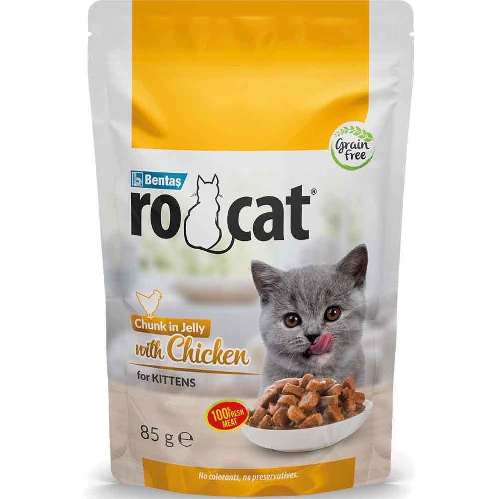 Ro Cat Tavuklu Yavru Kedi Yaş Maması 85 Gr 8699245855418 Amazon Pet Center