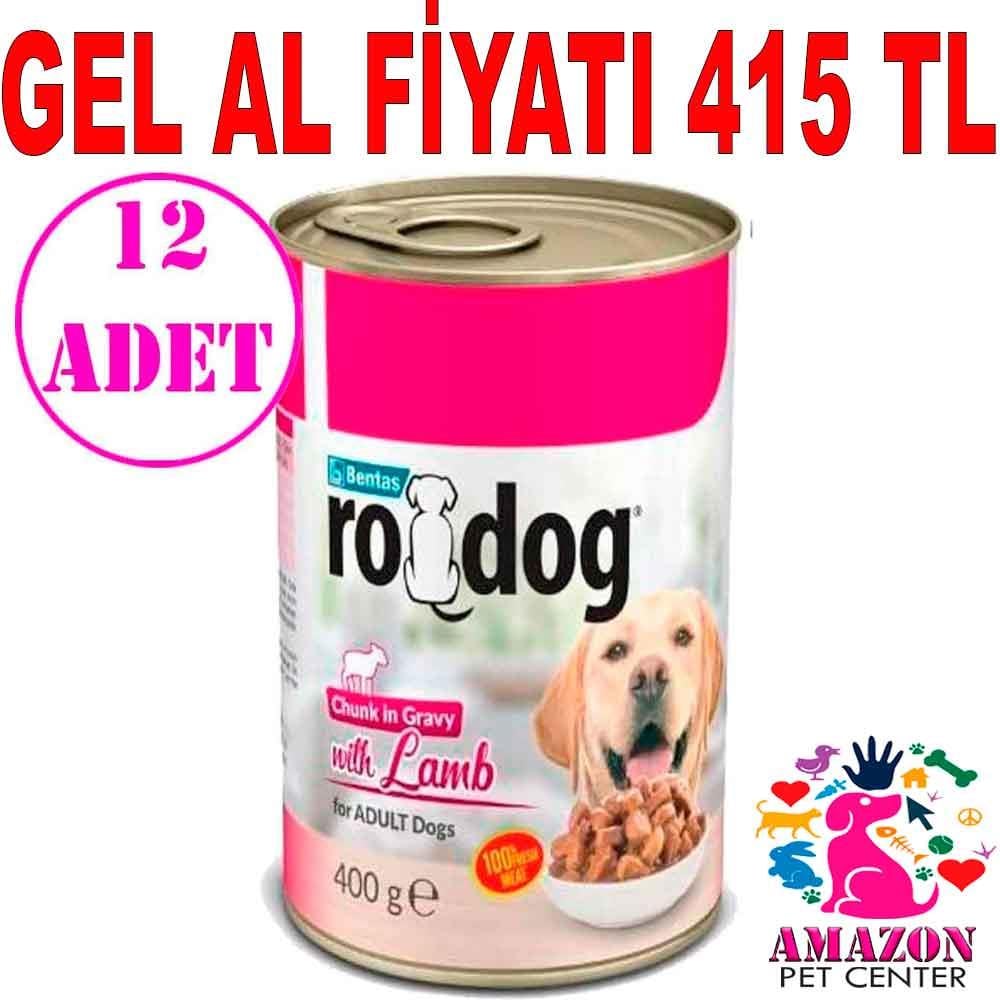 Ro Dog Köpek Konservesi Kuzu Etli 400 Gr 12 AD 19542003 Amazon Pet Center