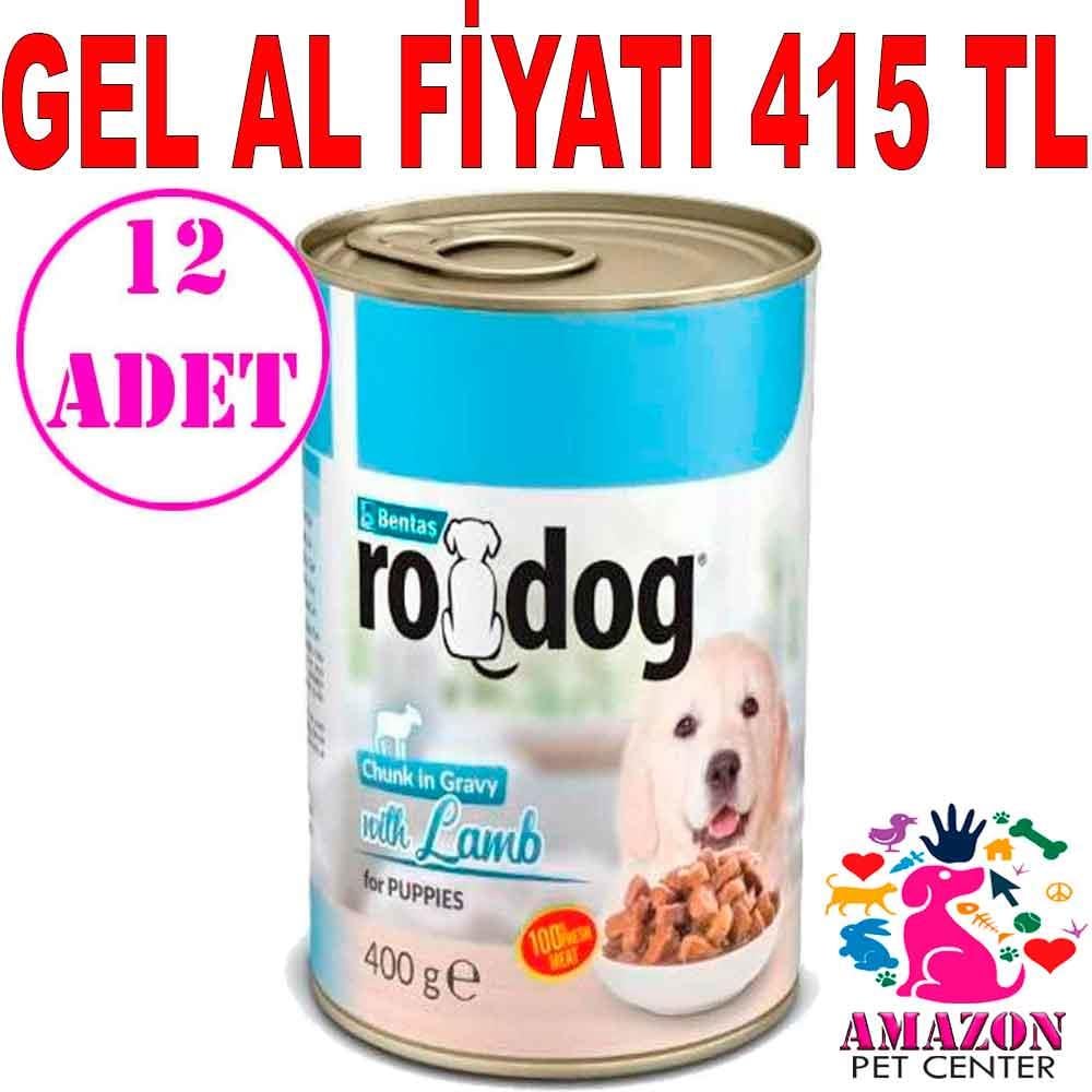 Ro Dog Kuzu Etli Yavru Köpek Konservesi 400 Gr 12 AD 18519006 Amazon Pet Center