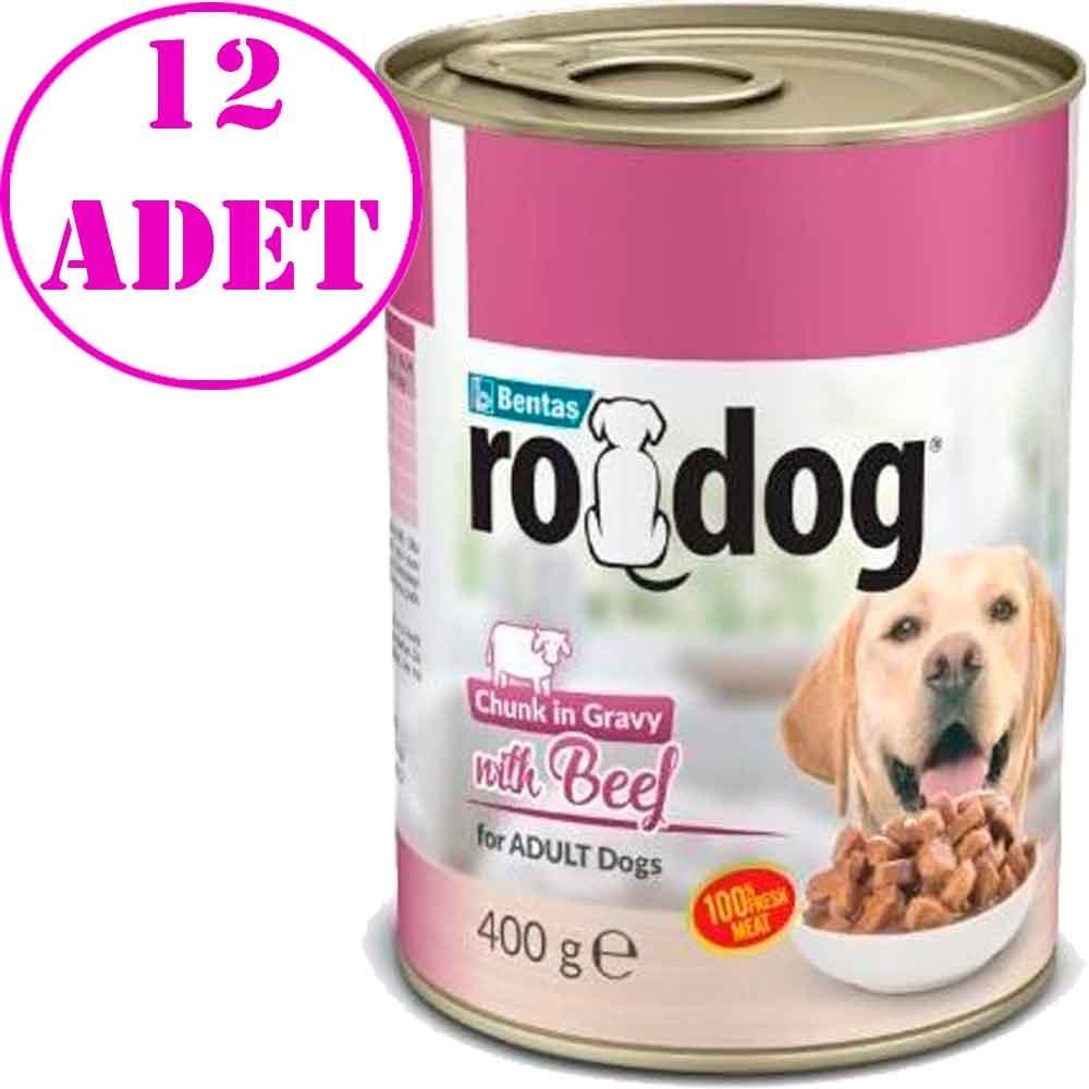 Ro Dog Sığır Etli Köpek Konservesi 400 Gr 12 AD 32137170 Amazon Pet Center