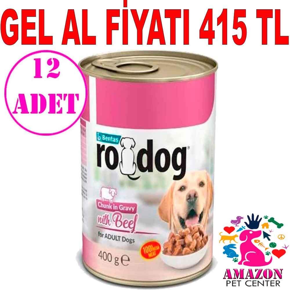 Ro Dog Sığır Etli Köpek Konservesi 400 Gr 12 AD 18520002 Amazon Pet Center
