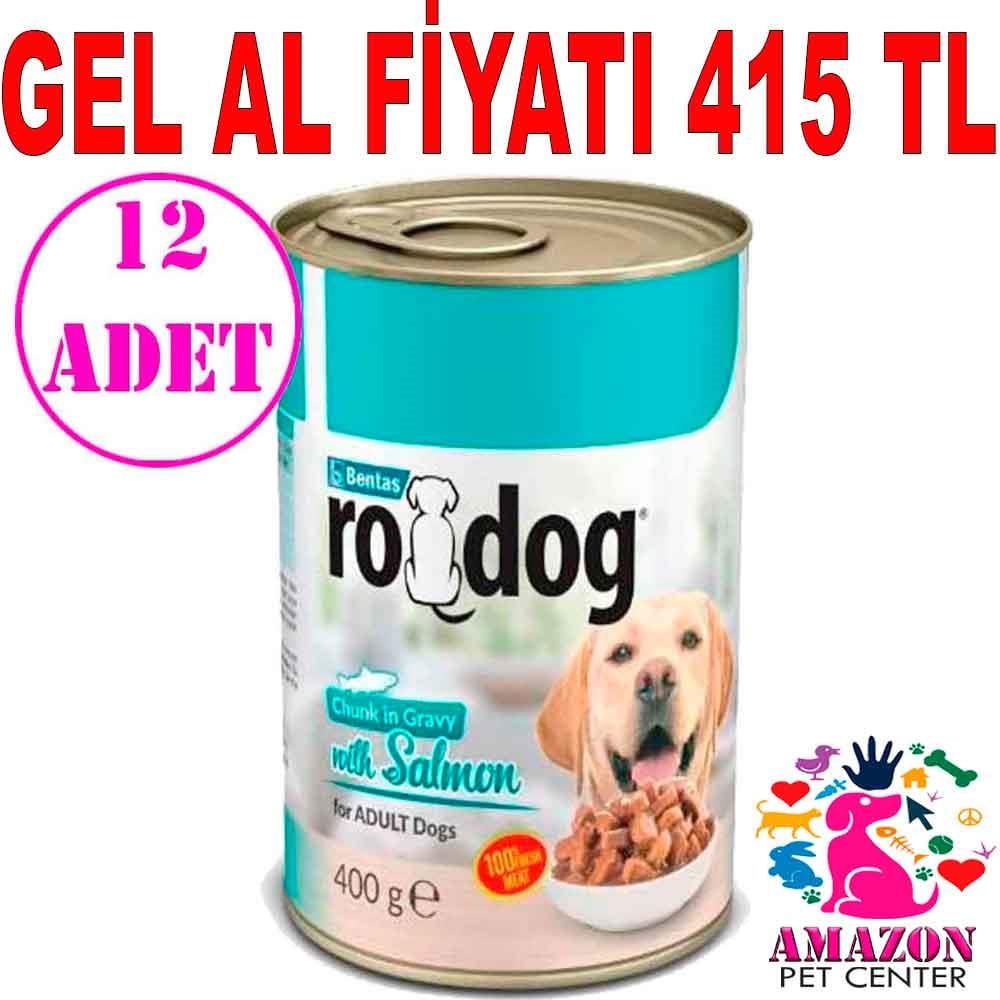 Ro Dog Somonlu Köpek Konservesi 400 Gr 12 AD 18521009 Amazon Pet Center