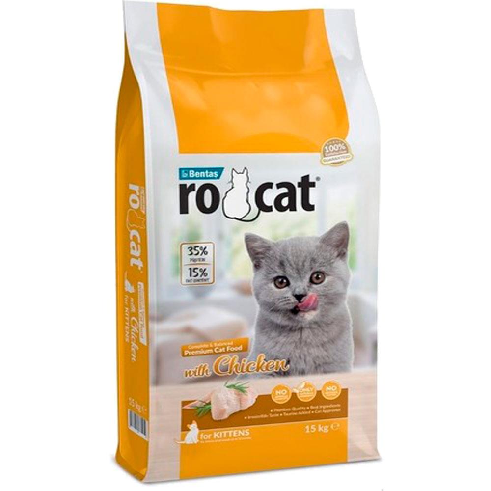 Rocat Kitten Yavru Kedi Maması Tavuklu 15 Kg 8699245866322 Amazon Pet Center