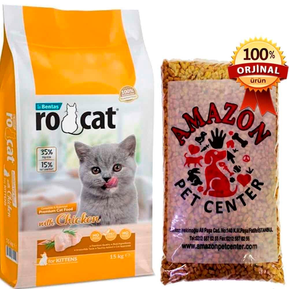 Rocat Kitten Yavru Kedi Maması Tavuklu Açık 1 Kg 32137464 Amazon Pet Center