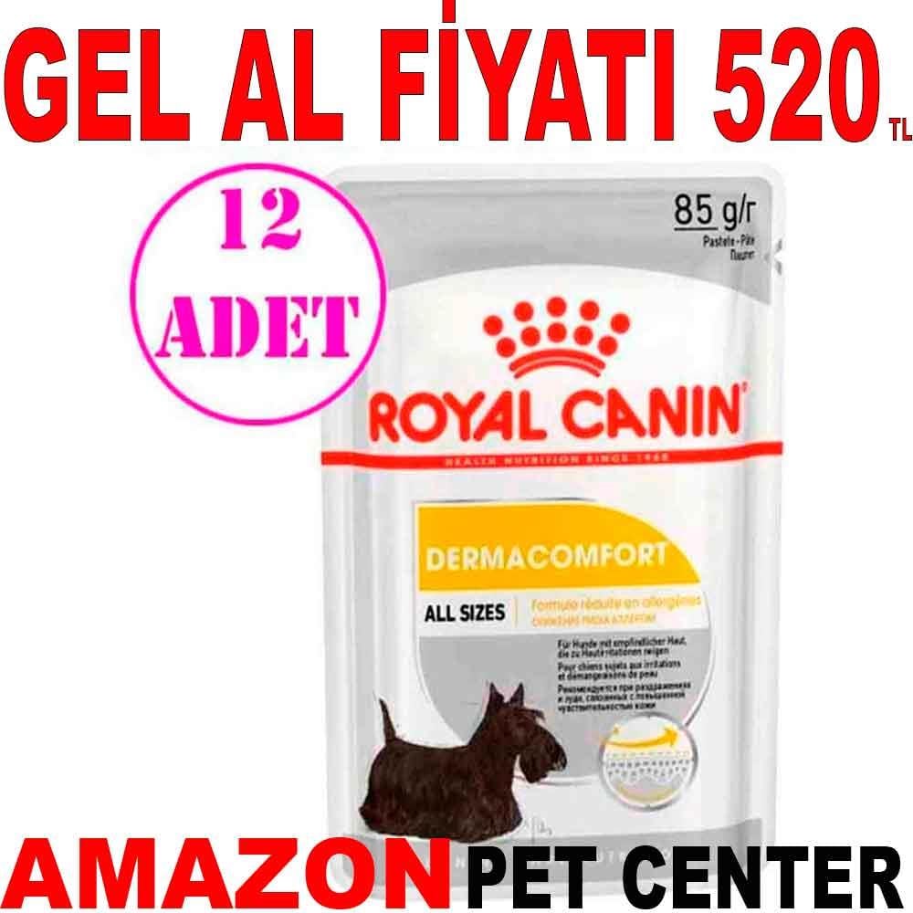 Royal Canin Dermacomfort Köpek Konservesi 85 gr 12 Ad 18410006 Amazon Pet Center