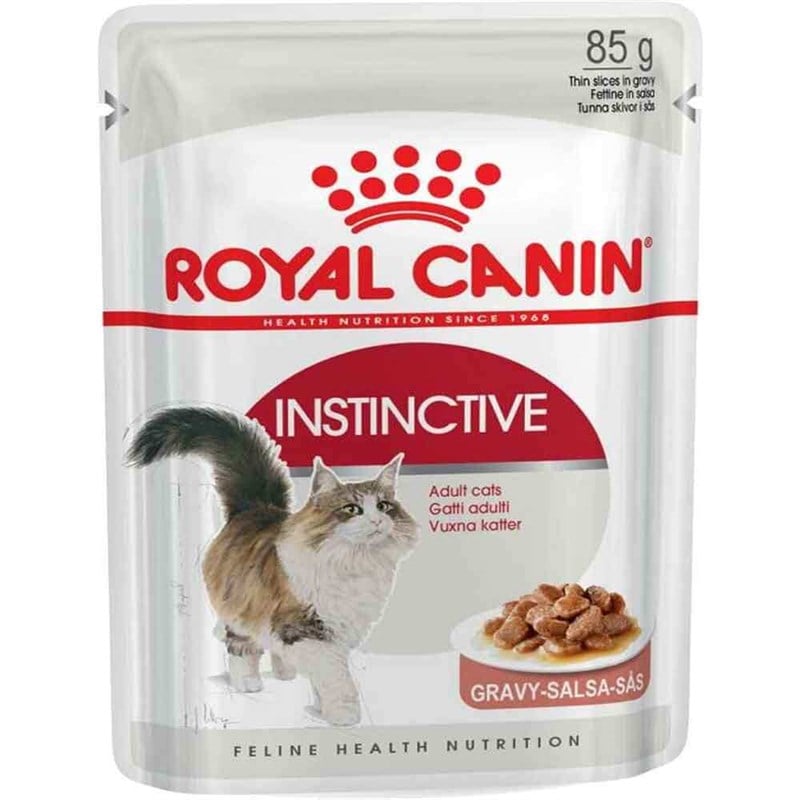 Royal Canin İnstinctive Gravy Kedi yaş Mama 85 Gr 9003579308936 Royal Canin Yetişkin Kedi Konserve Mamaları Amazon Pet Center