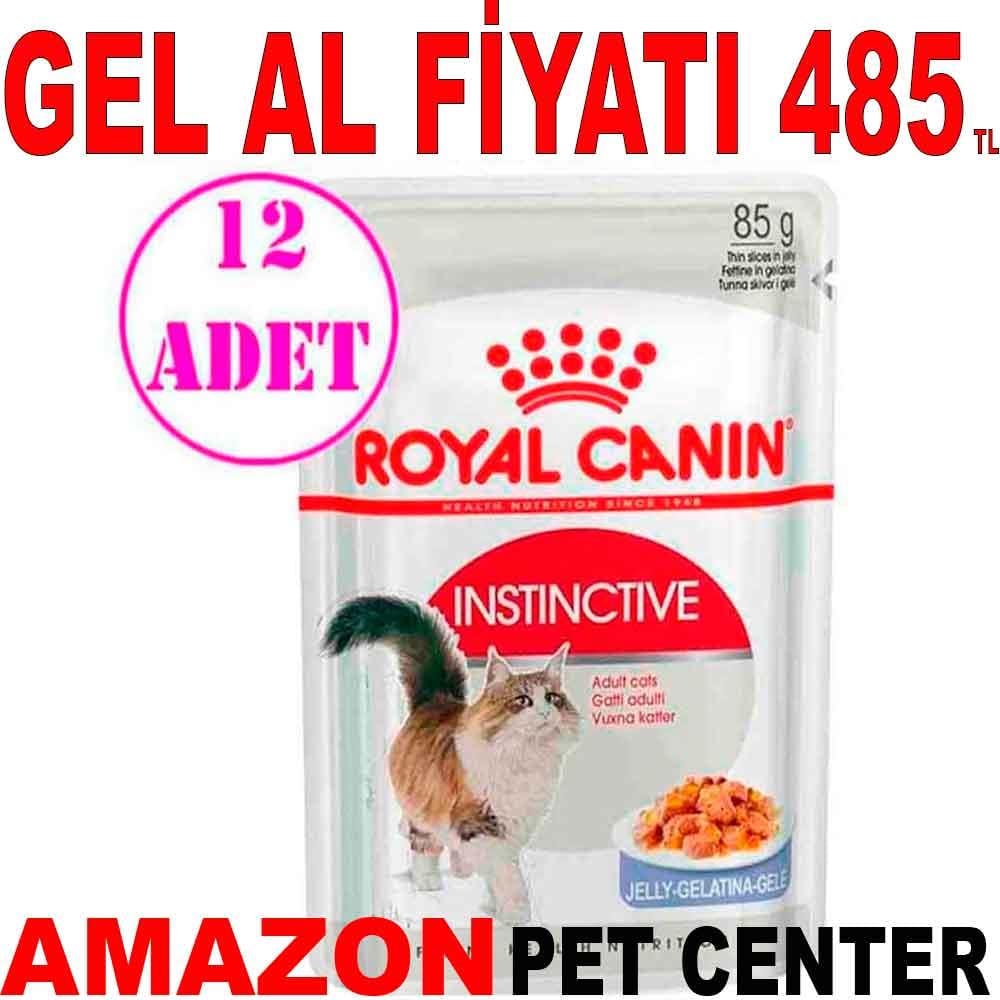 Royal Canin İnstinctive Jelly Kedi Konservesi 85 Gr 12 Adet 18400007 Amazon Pet Center
