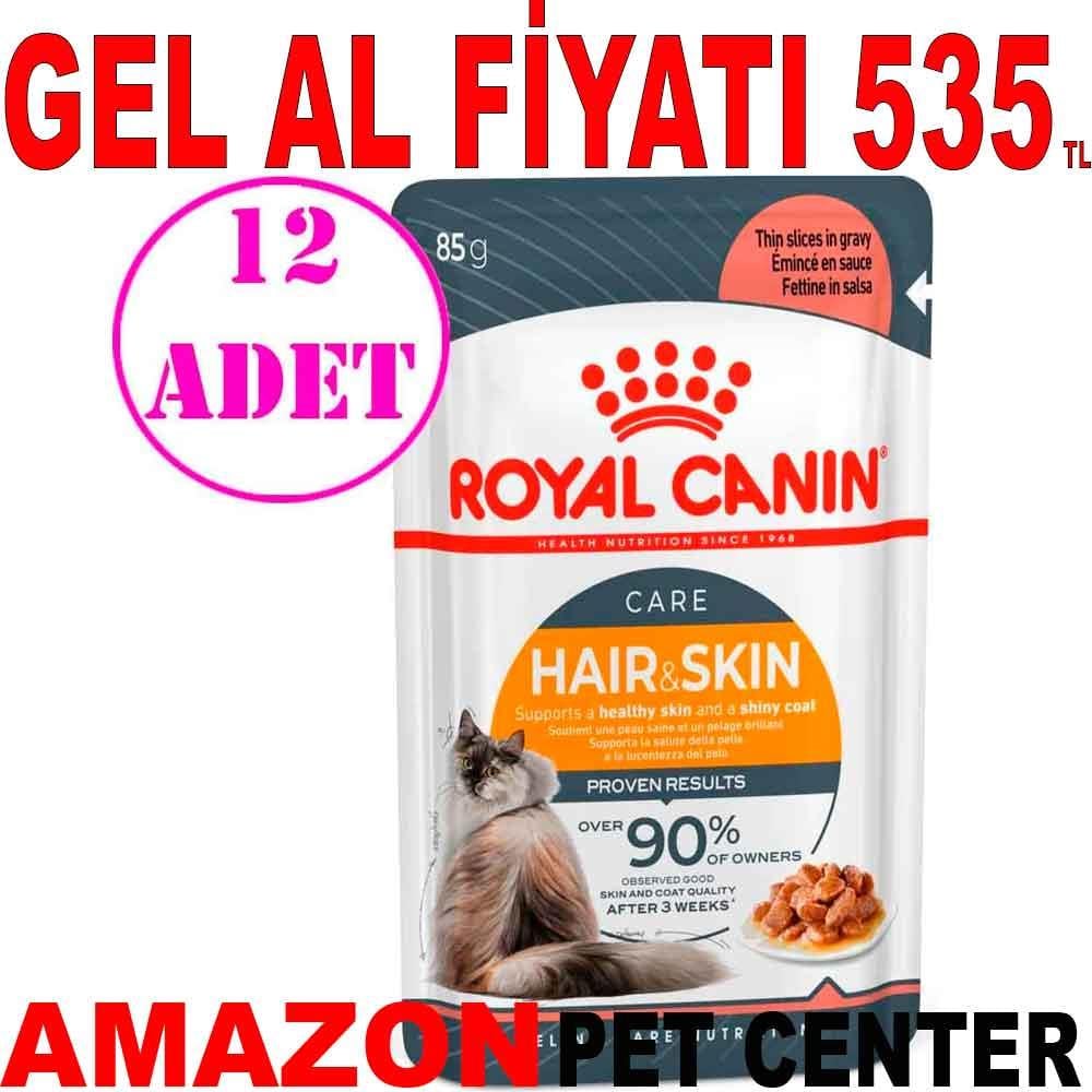 Royal Canin İntense Beauty Kedi Konserve 85 Gr 12 Adet 18403008 Amazon Pet Center