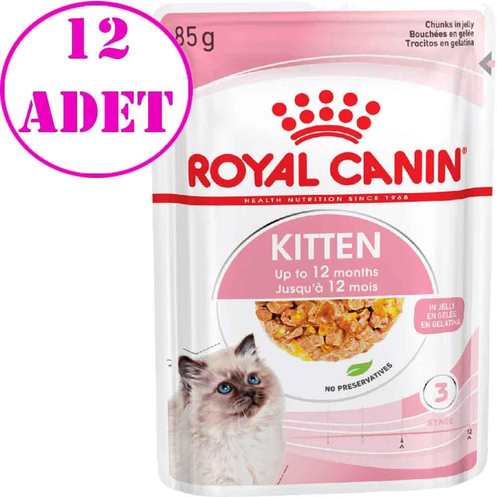 Royal Canin Jelly Yavru Kedi Konservesi 85 Gr 12 AD 32109047 Amazon Pet Center