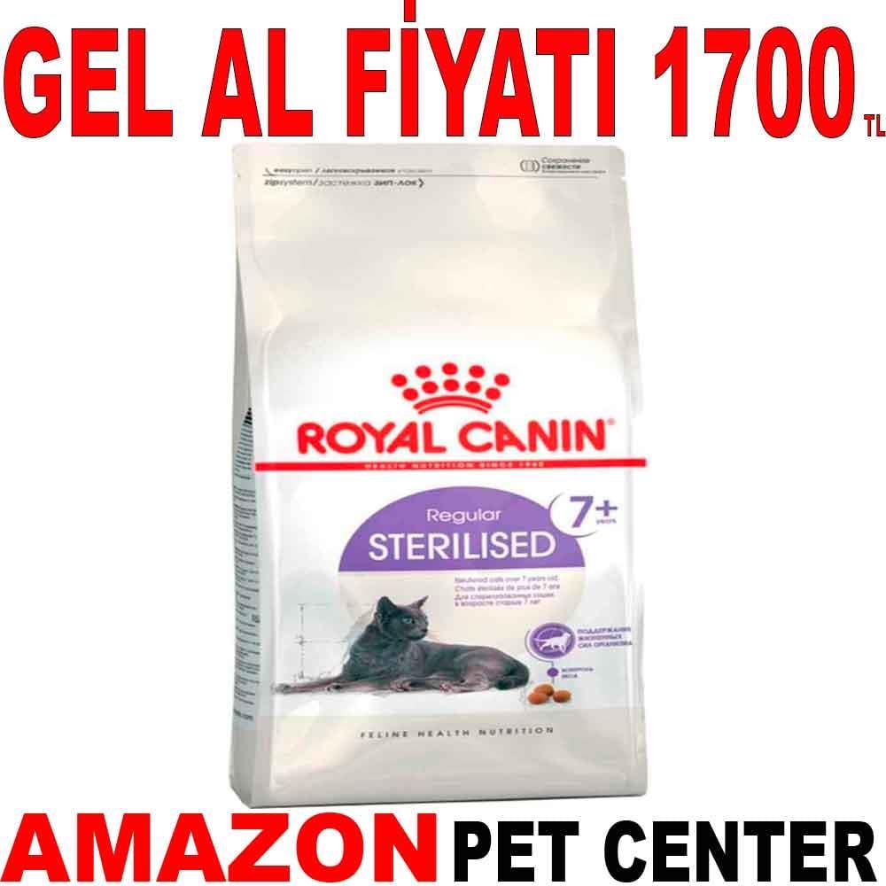 Royal Canin Kedi Maması Sterilised Kısırlaştırılmış +7 3,5 Kg 22157003 Amazon Pet Center