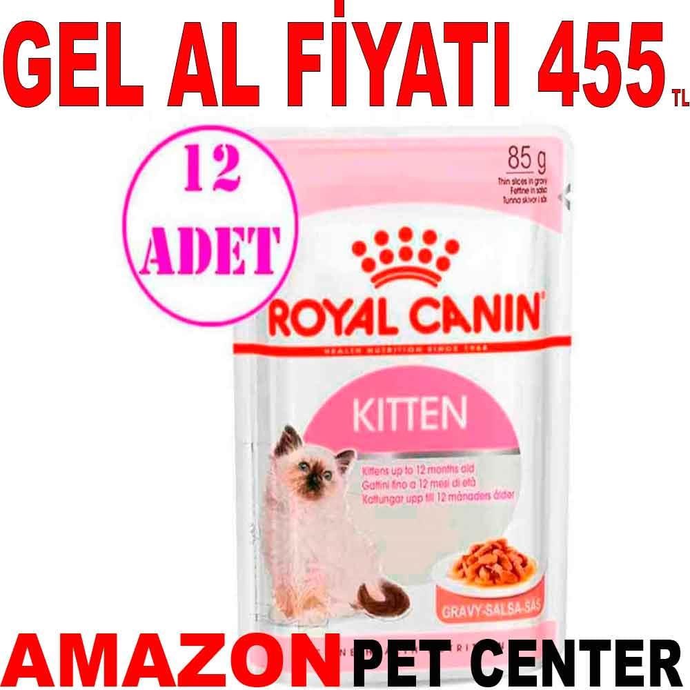 Royal Canin Kitten Gravy Kedi Maması 85 Gr 12 Ad 18405002 Amazon Pet Center