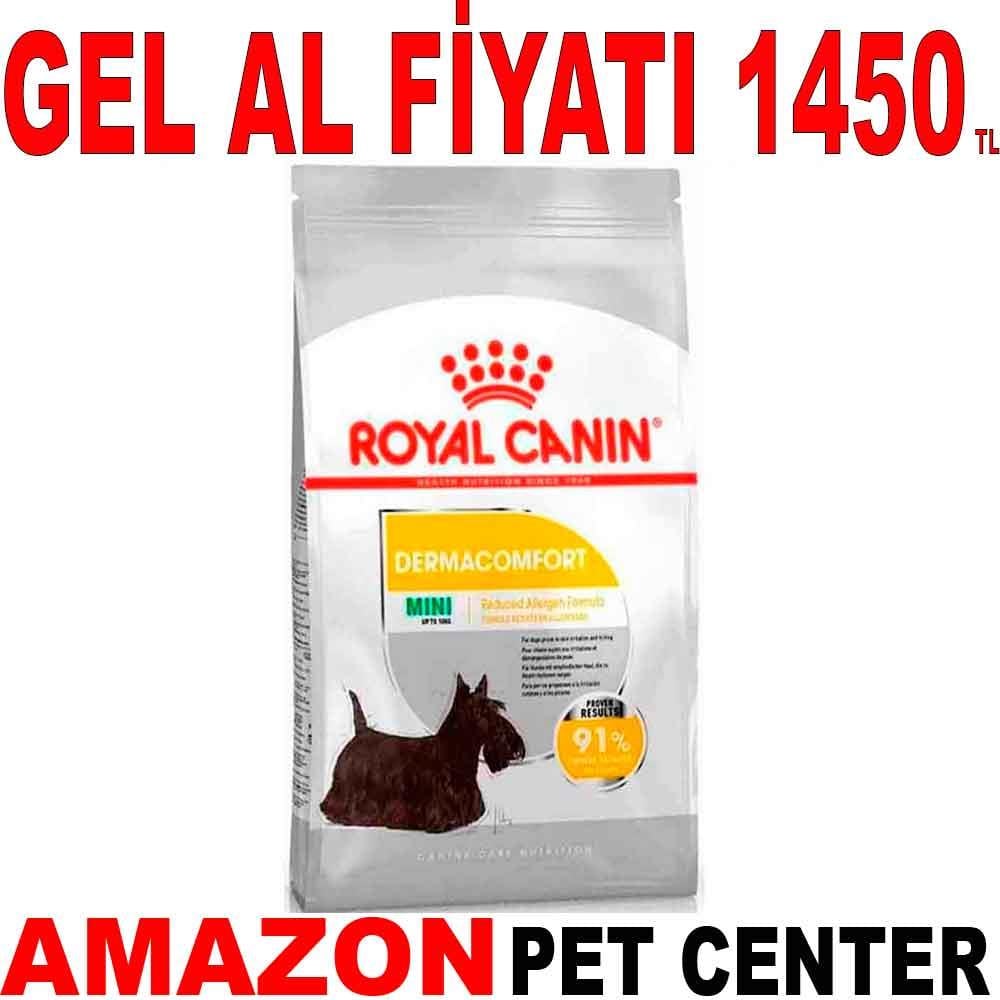 Royal Canin Köpek Maması Mini Dermaconfort 3 kg 18340006 Amazon Pet Center