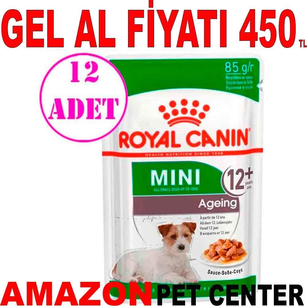 Royal Canin Mini Ageing +12 Köpek Konservesi 85 gr 12 Ad 22154002 Amazon Pet Center