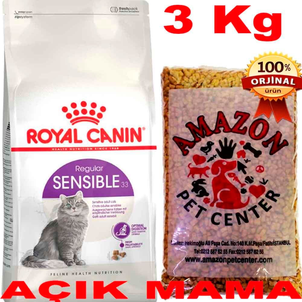 Royal Canin Sensible Kedi Maması Açık 3 Kg  32117141 Amazon Pet Center