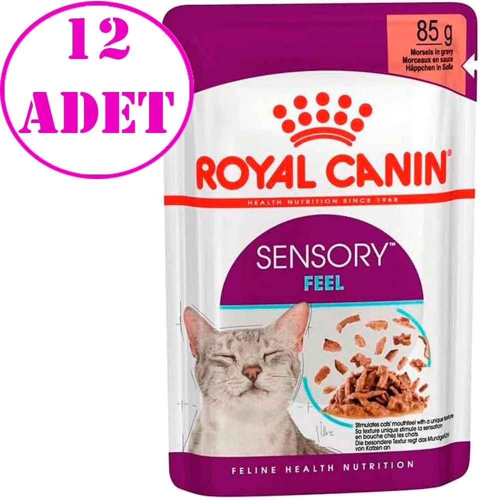 Royal Canin Sensory Feel Etli ve Balıklı Soslu Kedi Konservesi 85 Gr 12 AD 20025007 Amazon Pet Center