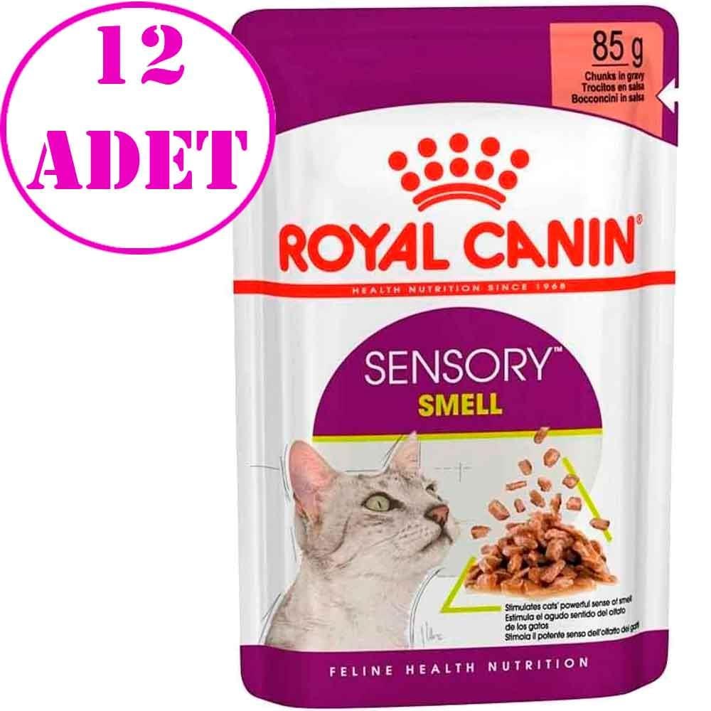 Royal Canin Sensory Smell Etli ve Balıklı Soslu Kedi Konservesi 85 Gr 12 AD 20027001 Amazon Pet Center