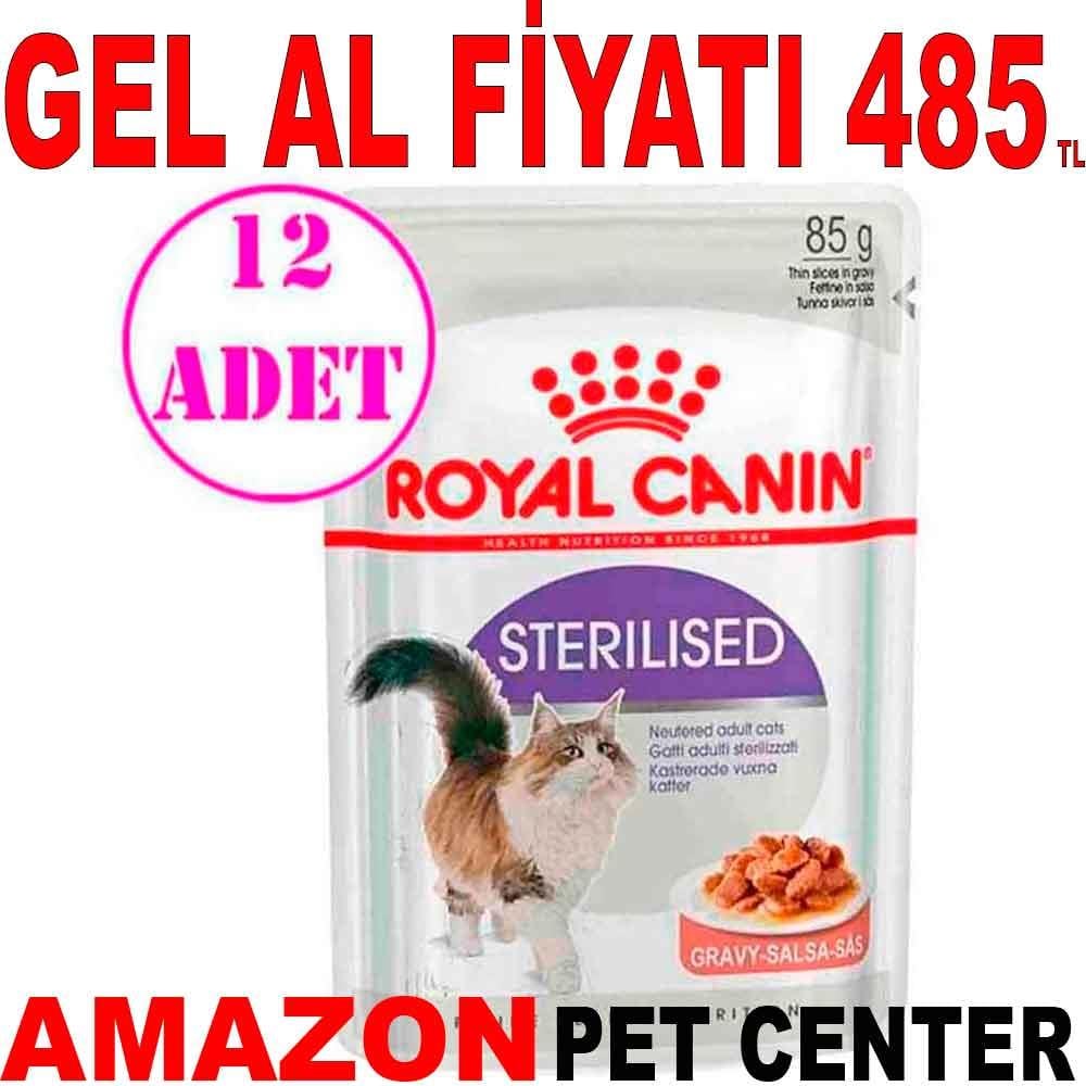 Royal Canin Sterilised gravy Yaş Kedi Maması 85 Gr 12 Adet 18399004 Amazon Pet Center