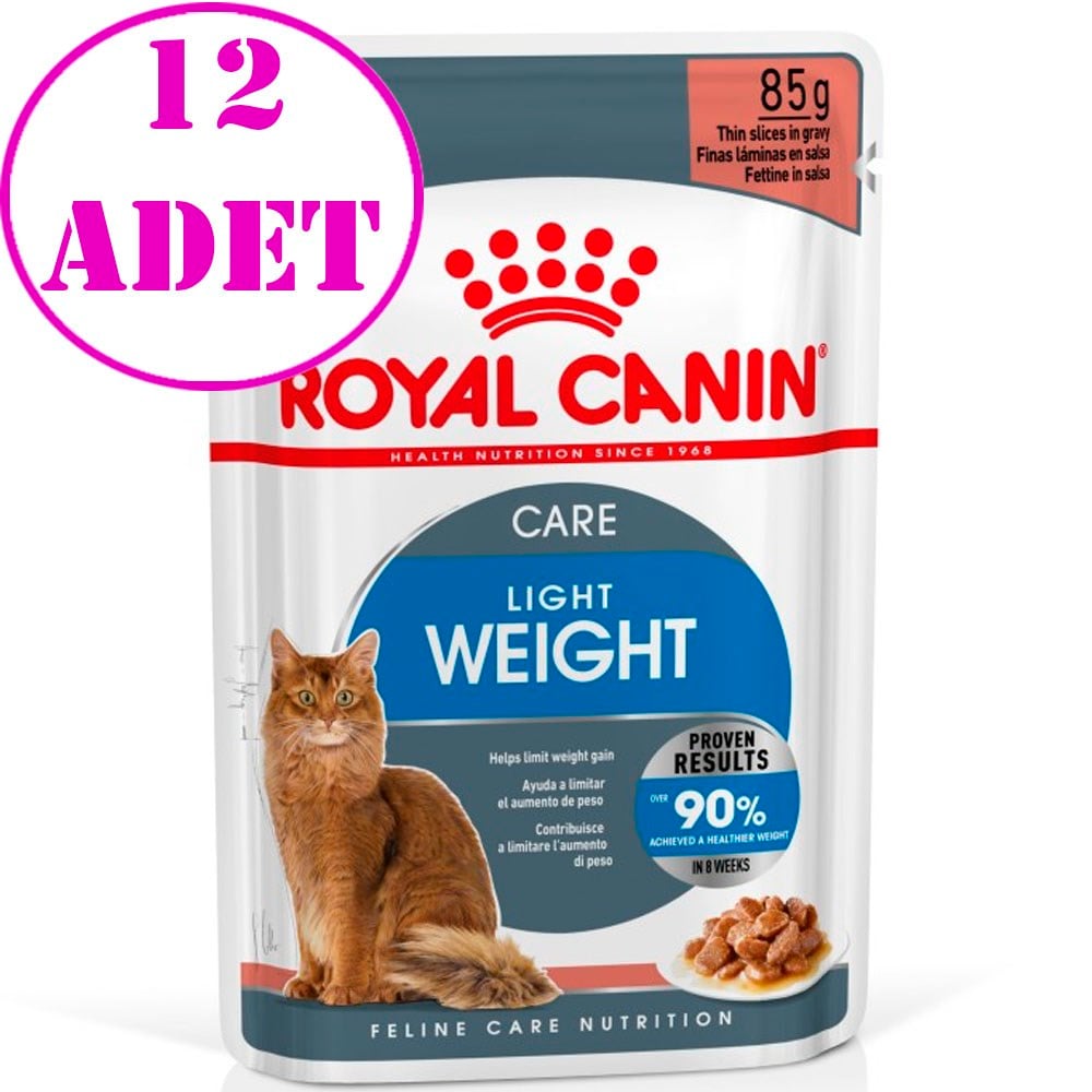 Royal Canin Ultra Light Kedi Konservesi 85 Gr 12 Adet 32109061 Amazon Pet Center