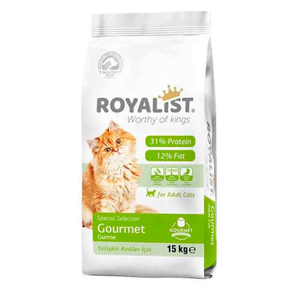Royalist Gourmet Renkli Taneli Yetişkin Kedi Maması 15 Kg 8682291400589 Amazon Pet Center