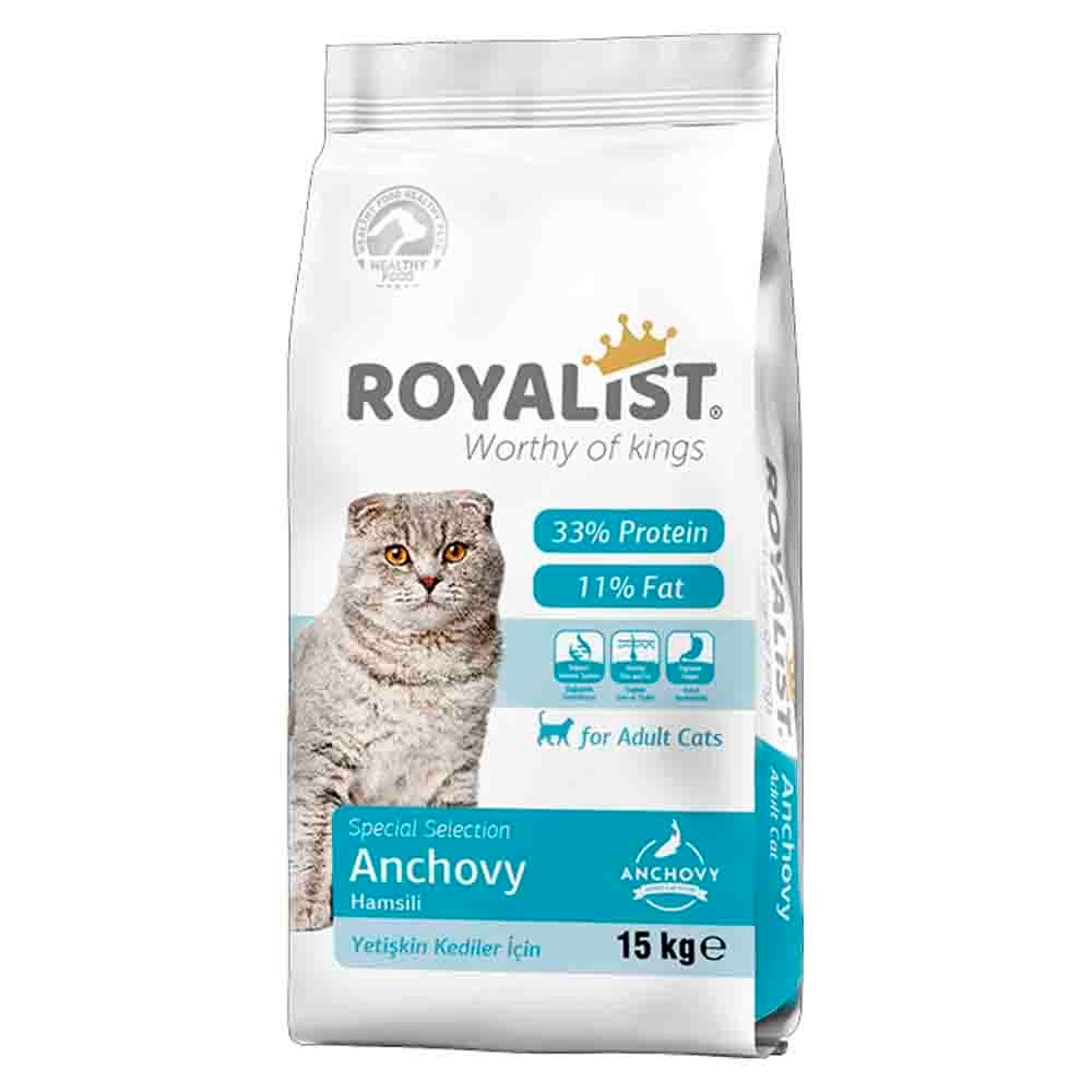 Royalist Hamsili Yetişkin Kedi Maması 15 Kg 8682291401135 Amazon Pet Center