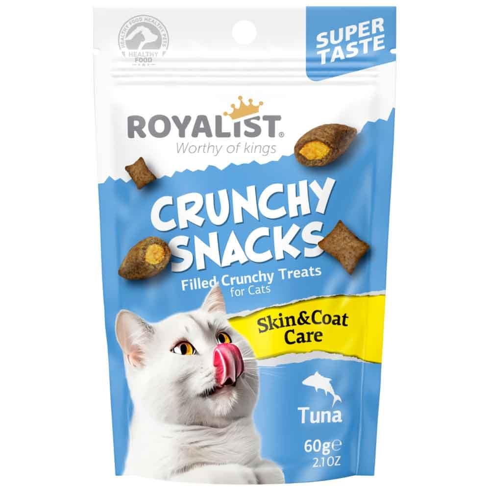 Royalist Kedi Ödülü Crunchy Snacks Tuna Balıklı 60 Gr 8682291407915 Amazon Pet Center