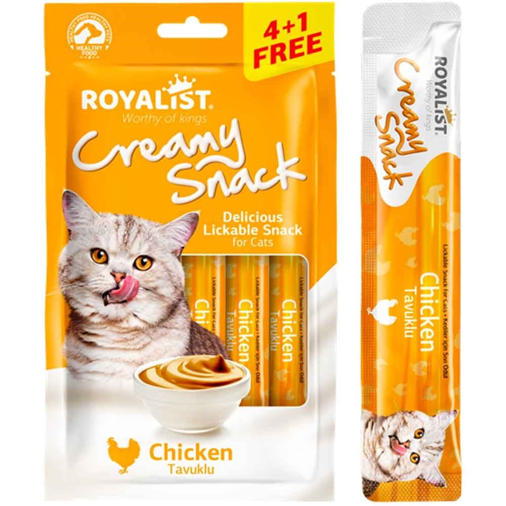 Royalist Kedi Ödülü Tavuklu Krema 5X15 Gr 8682291404570 Amazon Pet Center