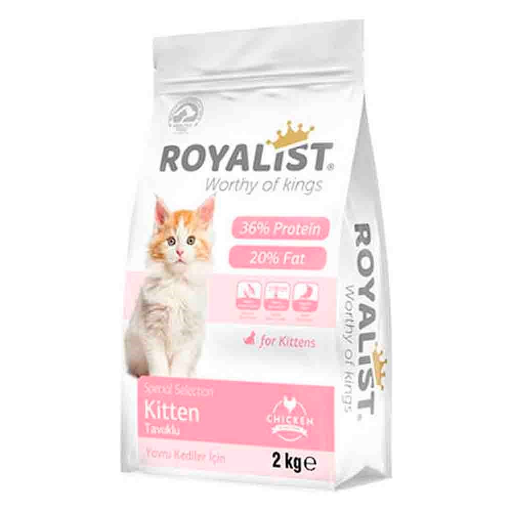 Royalist Kitten Tavuklu Yavru Kedi Maması 2 Kg 8682291402309 Amazon Pet Center